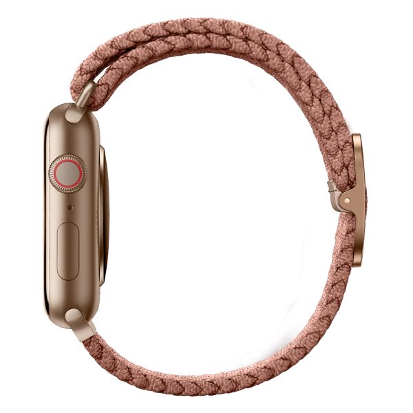 Uniq Bracelet tressé Aspen Apple Watch | 38/40/41/42 mm - Grapefruit Pink