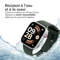 imoshion Bracelet silicone Xiaomi Smart Band 9 Pro / 8 Pro / Redmi Watch 6 / 5 / 4 - Vert foncé