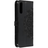 Etui de télephone portefeuille Mandala Samsung Galaxy A50 / A30s - Noir