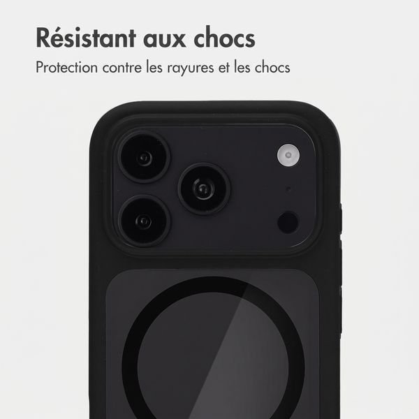 Accezz Coque arrière Hold avec MagSafe Apple iPhone 18 Pro / 17 Pro - Black