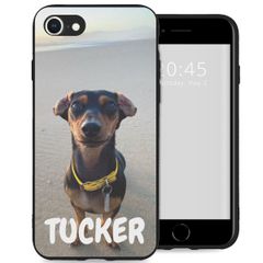 Concevez votre propre coque en gel Apple iPhone SE (2022 / 2020) / 8 / 7 / 6(s) - Noir