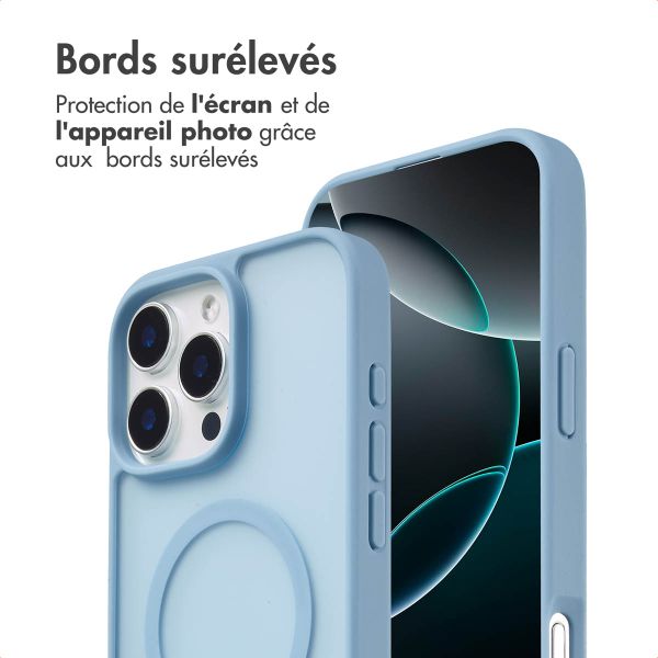 imoshion Coque Color Guard avec MagSafe Apple iPhone 16 Pro - Bleu clair