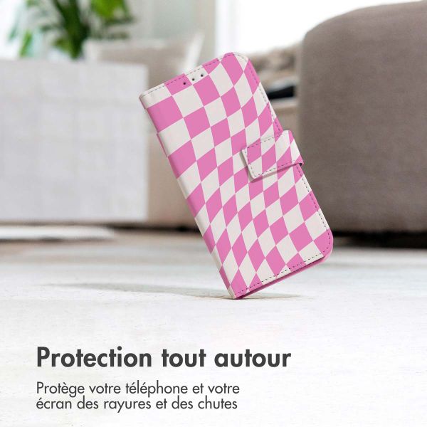 imoshion Étui de télephone portefeuille Design Samsung Galaxy A33 - Retro Pink