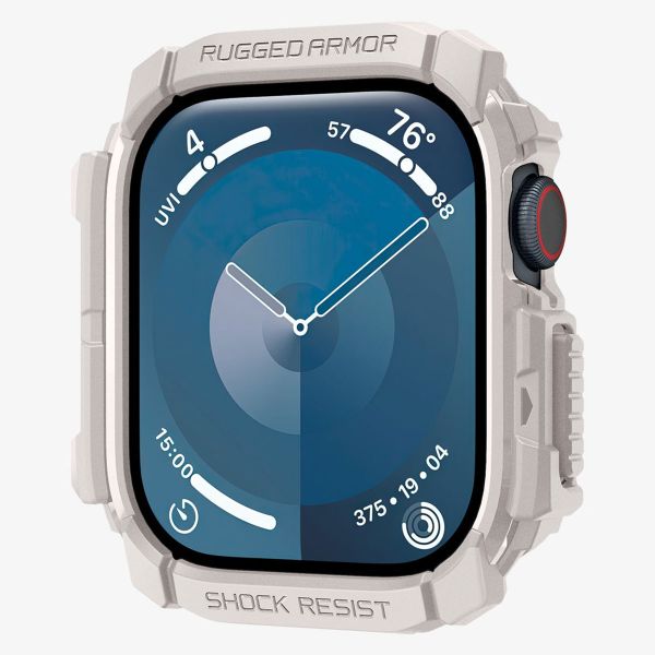 Spigen Coque Rugged Armor™ Apple Watch 10 / 11 - 46 mm - Beige