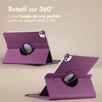 imoshion Coque tablette rotatif à 360° Apple iPad Pro 11 (2020/2021/2022) - Violet