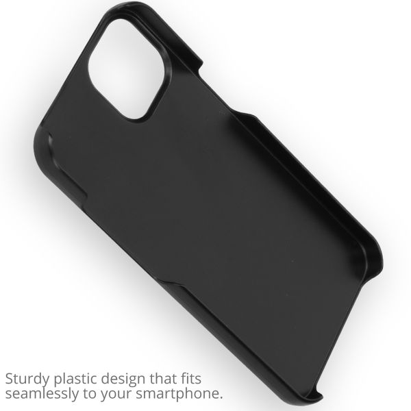 Concevez votre propre coque rigide Apple iPhone 13 - Noir