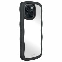 Holdit Coque Wavy Apple iPhone 15 / 14 / 13 - Black / Mirror