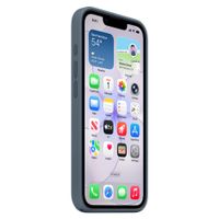 Apple Coque en silicone avec MagSafe Apple iPhone 17e - Anchor Blue