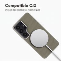 Accezz Coque arrière Mesh avec MagSafe Samsung Galaxy S26 Ultra - Gris foncé