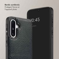 Selencia Coque de télephone Nova avec cordon et porte-cartes Samsung Galaxy A36 / A56 - Noir
