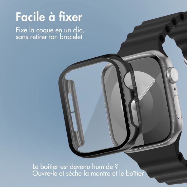 imoshion Coque rigide à couverture complète Apple Watch 1 / 2 / 3 - 38 mm - Noir