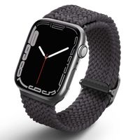 Uniq Bracelet tressé Aspen Apple Watch | 44/45/46/49 mm - Granite Grey