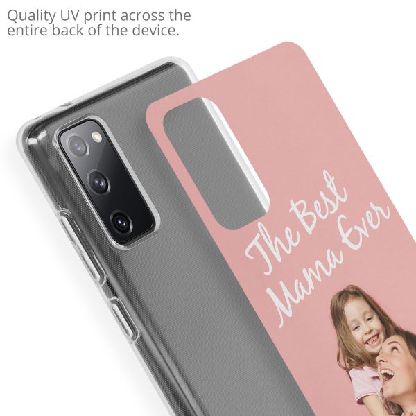 Concevez votre propre coque transparente Samsung Galaxy S20 FE - Transparent
