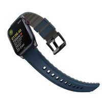 Uniq Bracelet Linus AiroSoft™ en silicone Apple Watch | 44/45/46/49 mm - Nautical Blue
