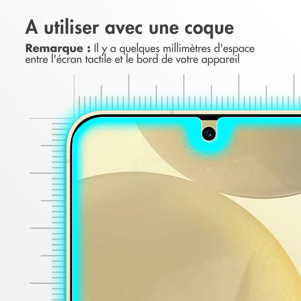 Accezz Protection d'écran en verre trempé 2-pack Samsung Galaxy S24 Plus / S25 Plus