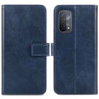 imoshion Étui de télephone portefeuille de luxe Oppo A74 (5G) / A54 (5G) - Bleu foncé