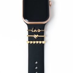 iDeal of Sweden Charms pour bracelets de smartwatch – lot de 3 – Dorée