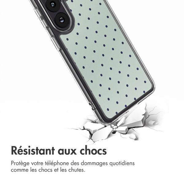 imoshion Coque Design Samsung Galaxy A55 - Polka Dot Mintgroen