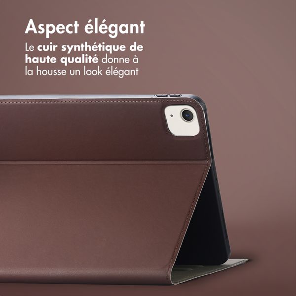 Accezz Coque tablette Classic Apple iPad Air 13 pouces (2026) M4 / (2025) M3 / (2024) M2 - Marron