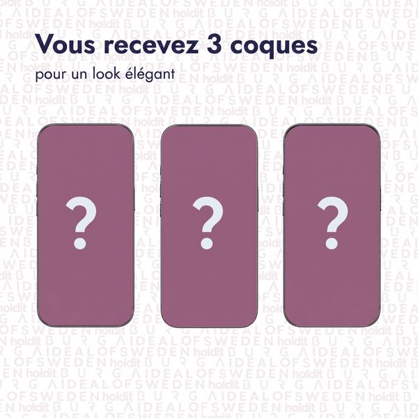 Mystery Box 2 | Trois coques de téléphone Apple iPhone 17 - Frais et élégant