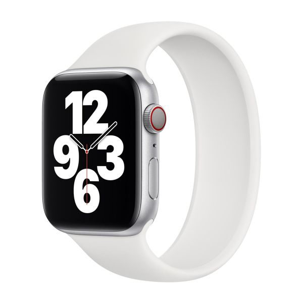 Apple 4 Pack Bracelet Boucle unique en Silicone Apple Watch | 38/40/41/42 mm - Taille 2 - White/ Marigold/ Abyss Blue/ Succulent