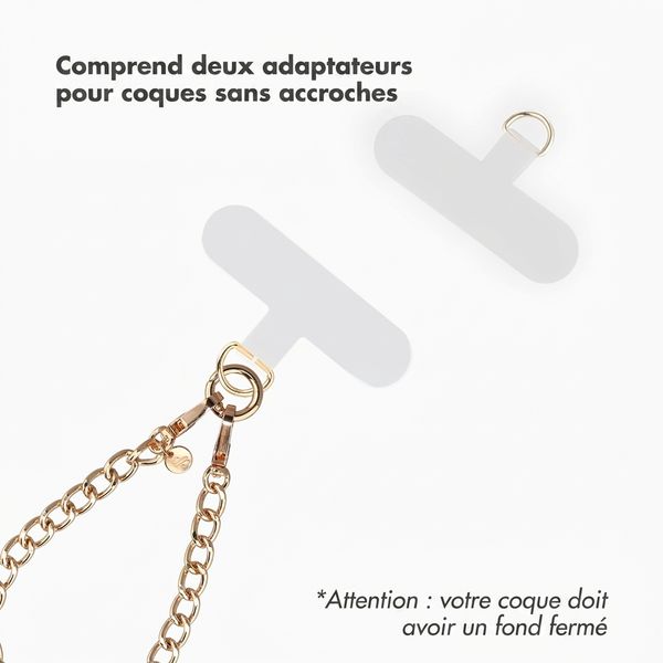 Selencia Cordon de téléphone Bold Chain - Gold