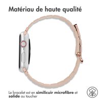imoshion Bracelet en cuir magnétique Apple Watch | 38/40/41/42 mm - Beige