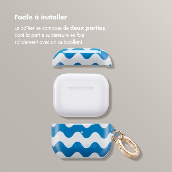 Selencia Coque Vivid  Apple Airpods 3 - Wave Vibes Classic Blue