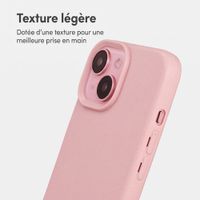 imoshion Coque arrière Texture Apple iPhone 15 - Rose