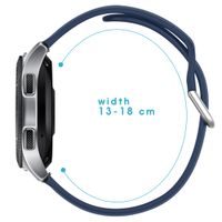 imoshion Bracelet silicone Samsung Galaxy Watch 4 / 5 / 6 / 7 / FE (20 mm) - Bleu foncé