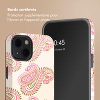 Selencia Coque arrière Vivid avec MagSafe Apple iPhone 13 - Paisley Blush
