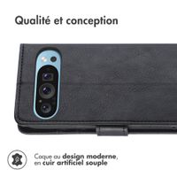 imoshion Étui de télephone portefeuille de luxe Google Pixel 9 / 9 Pro - Noir