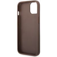 Guess Coque 4G Metal Logo Backcover Apple iPhone 15 - Marron
