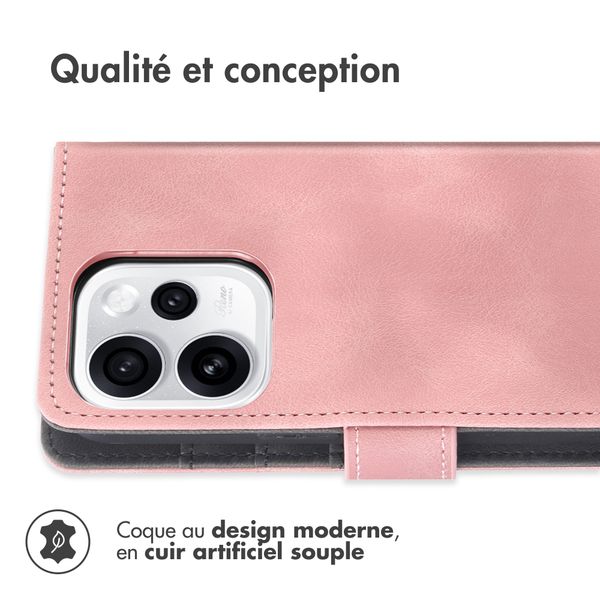imoshion Etui de télephone portefeuille avec cordon Oppo Reno15 F (5G) - Rose