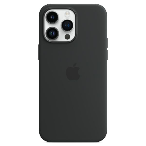 Apple Coque en silicone MagSafe Apple iPhone 14 Pro Max - Midnight