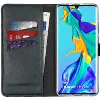 Selencia Étui portefeuille en cuir véritable Huawei P30 Pro - Vert