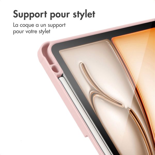 imoshion Coque tablette Origami Apple iPad Air 11 pouces (2026) M4 / (2025) M3 / (2024) M2 - Rose