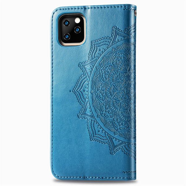 Etui de télephone portefeuille Mandala Apple iPhone 11 - Turquoise