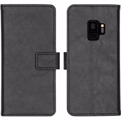 imoshion Étui de télephone portefeuille de luxe Samsung Galaxy S9 - Noir