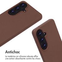 imoshion Coque en silicone avec cordon Samsung Galaxy S26 - Marron