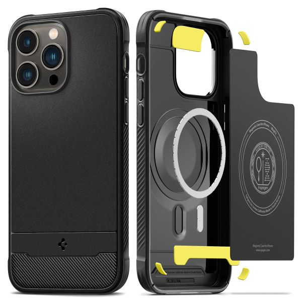 Spigen Coque Rugged Armor MagSafe Apple iPhone 14 Pro Max - Noir