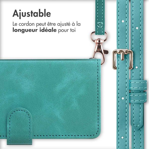 imoshion Etui de télephone portefeuille avec cordon Samsung Galaxy A53 - Turquoise