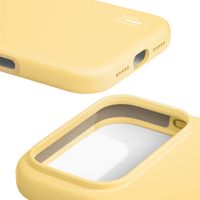 iDeal of Sweden Coque en silicone avec MagSafe Apple iPhone 17 Pro - Soft Lemon