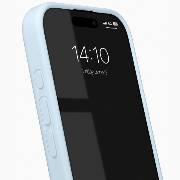 iDeal of Sweden Coque Silicone Apple iPhone 16 Pro - Bleu clair