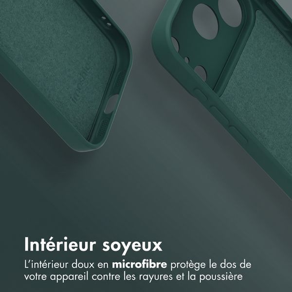 imoshion Coque Couleur avec MagSafe Apple iPhone 18 Pro Max / 17 Pro Max - Vert foncé
