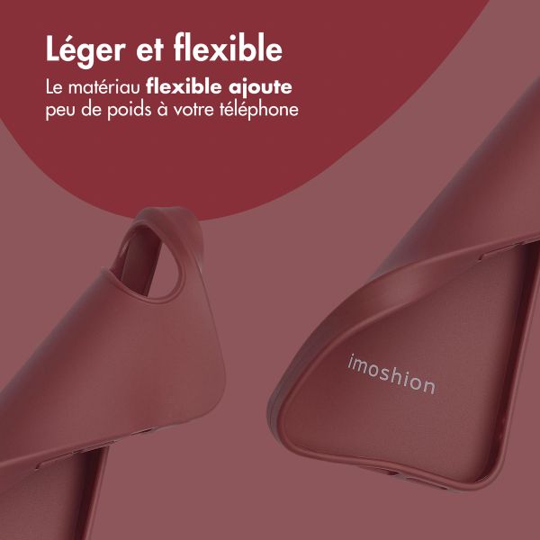 imoshion Coque Couleur Apple iPhone 17e / 16e - Wine Red