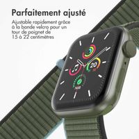 imoshion Bracelet en nylon Apple Watch | 38/40/41/42 mm - Dark Olive