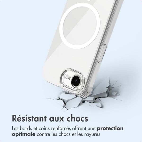 imoshion Coque arrière de protection avec MagSafe Apple iPhone 17e / 16e - Transparent
