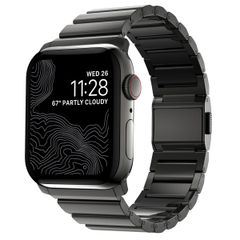 Nomad Bracelet à maillons magnétiques en acier Apple Watch | 44/45/46/49 mm - Graphite