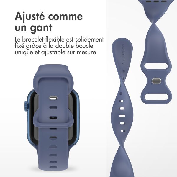 imoshion Bracelet en silicone⁺ Apple Watch | 38/40/41/42 mm - Taille S/M - Navy